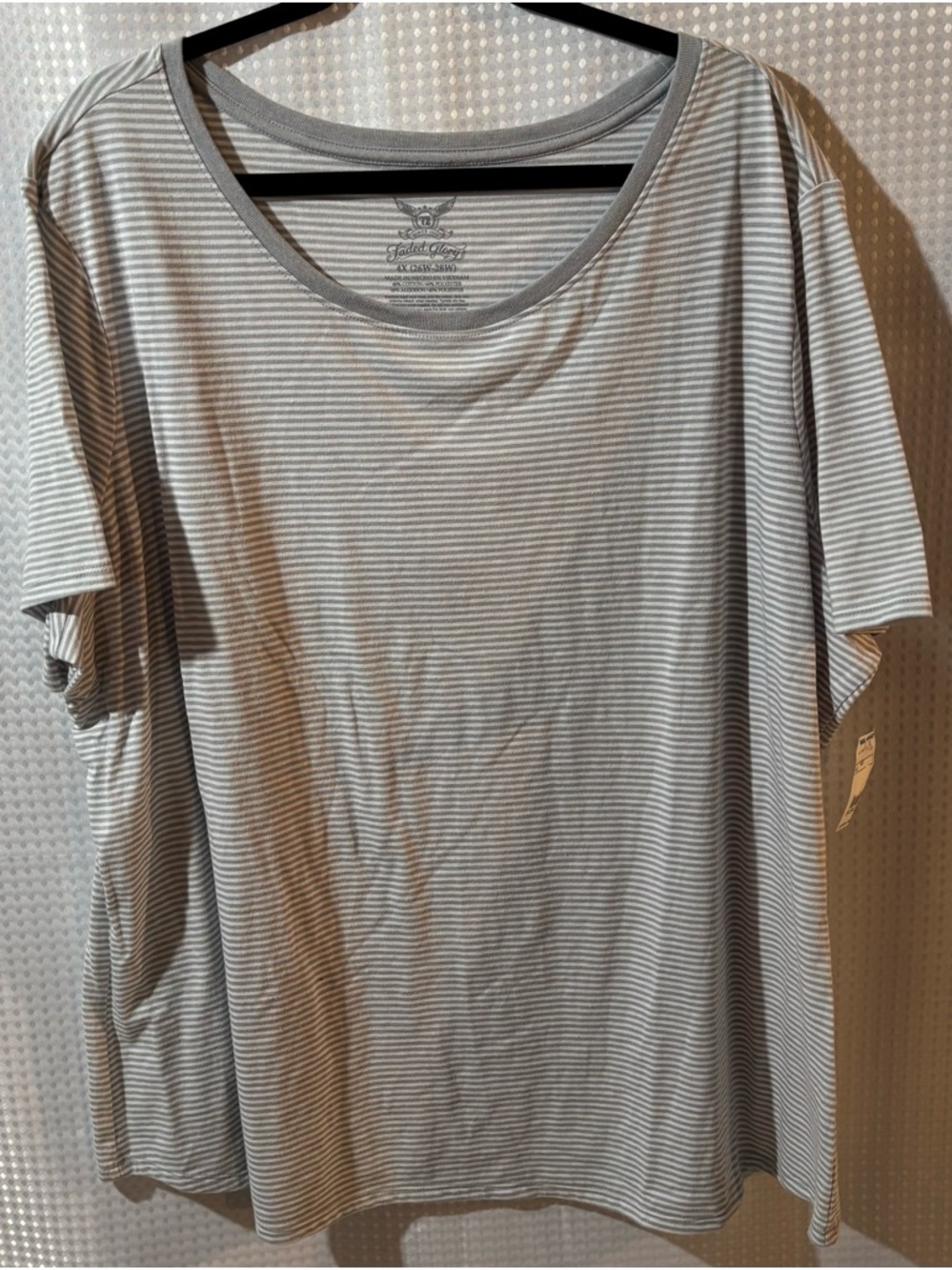NWT Faded Glory 4X Striped T-shirt